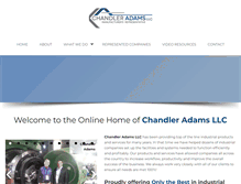 Tablet Screenshot of chandleradamsllc.com